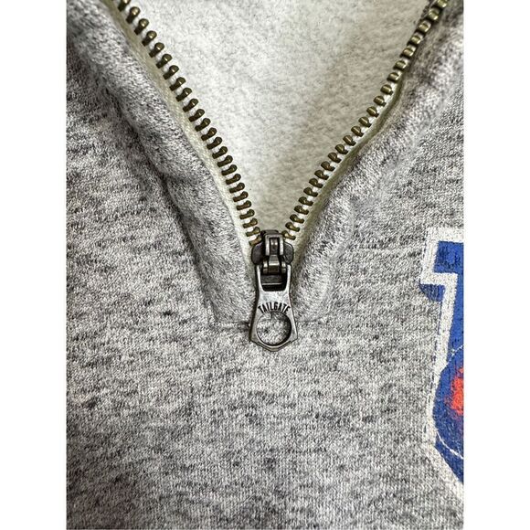 Tailgate Florida University Quarter Zip Sweater Mens Medium Gray Pullover - Picture 9 of 11